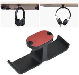 Koptelefoon standaard draaibaar dubbele koptelefoon haak stick on universele gaming koptelefoon standaard multifunctionele koptelefoon standaard haak Geschikt voorXbox, Bose koptelefoons, etc. — thumbnail 1