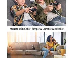 Duurzame vervangende USB-kabel voor Kobo Ereader - Compatibele datakabel voor opladen en synchroniseren