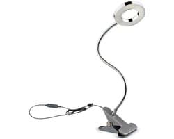 Dimbare 5W LED USB Clip-On Leeslamp met Flexibele Zwanenhals voor Laptop en Boeken – 3 Kleurinstellingen en 10 Helderheidsniveaus