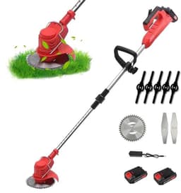 Draadloze Grasmaaier met 3 Snijbladen, 21V, Lichtgewicht en Verstelbaar voor Tuinonderhoud — thumbnail 1