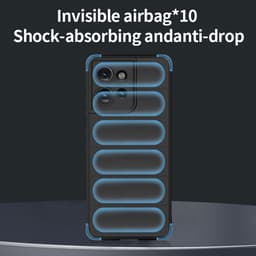 Allecto plus - Hoesje voor smartphone, schokbestendige siliconen bumper hoes, anti-drop design, ultradun en duurzaam, donkergrijs, beschermhoes. — thumbnail 3