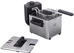 Compacte roestvrijstalen friteuse 1,5 liter met temperatuurregelaar — thumbnail 2
