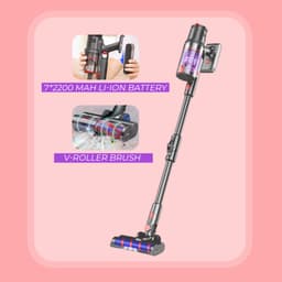 Armo S16 Draadloze Stofzuiger 45KPa Zuigkracht 500W Motor LCD Scherm 6 in 1 Opvouwbaar Ontwerp — thumbnail 1