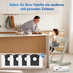 Allecto plus - Herbruikbare stofzakken Dreame X50 Ultra Complete X40 Ultra Complete L10s Ultra Gen 2 L10s Ultra D10 Plus Gen 2 Mova E30 Ultra robotstofzuiger reserveonderdelen — thumbnail 2