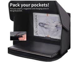 Computer zonnescherm - pc privacy cover - lichtgewicht laptop zonnescherm anti glare privacy cover, ideaal voor buitenwerk, computer privacy cover opvouwbare draagbare beschermkap voor pc