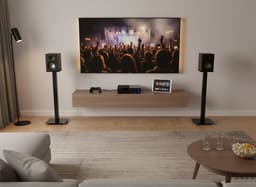 VDD - Speakerstandaard Universeel - Speaker Standaard - Luidspreker Standaard - Speaker Statief - Luidsprekerstandaard - Speaker Beugel - Luidspreker Beugel - Set van 2 - Zwart - Universeel — thumbnail 4