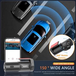 Dashcam voor auto voor en achter – Dual dashcam – Voor- en achtercamera – Autocamera – Full HD dashcam – Dashcam met nachtzicht – Dashcam met bewegingssensor – Groothoeklens – Parkeermodus – Loop recording – Dashcam met SD-kaart — thumbnail 3