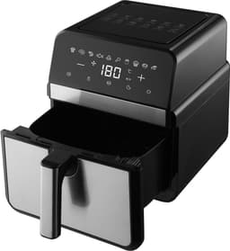 Airfryer 8L – Digitale Heteluchtfriteuse – 1800W – RVS – Touchscreen LED Display – Olievrij – Multifunctioneel – Easy Clean – Familieformaat — thumbnail 2