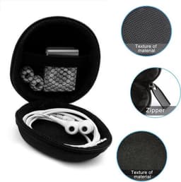 Daity Harde EVA hoofdtelefoon opbergdoos, waterdichte en schokbestendige opbergdoos, geschikt voor over-ear/on-ear Bluetooth Hifi gaming headsets, universeel type, geschikt voor de meeste merken — thumbnail 3