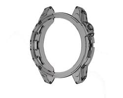 Stravo Soft Case Sport Hoesje voor Garmin Fenix 7X / 7X Pro / 7X Sapphire / 7X Solar – TPU Materiaal Bescherming – TPU Case Protectie en Beschermhoes voor Garmin Smartwatches (Zwart)