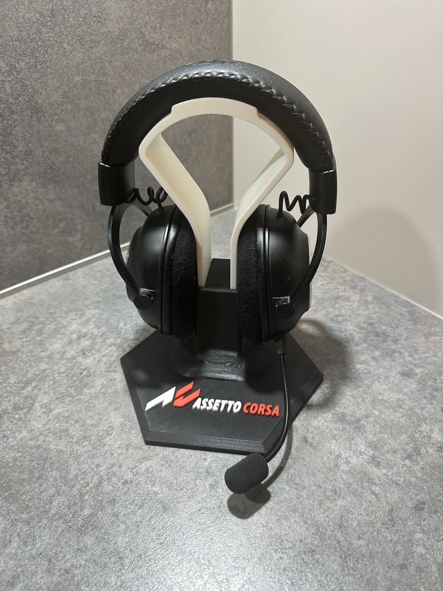 Hoofdtelefoon houder Assetto Corsa - Headset stand - Koptelefoon standaard - Koptelefoon houder — afbeelding 1