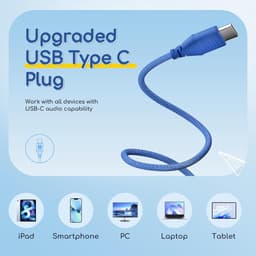 Koptelefoon kinderen met draad - Kinderkoptelefoon - Bedrade hoofdtelefoon - Veilig volume - School - Tablet - Laptop - Reizen - Muziek luisteren — thumbnail 5