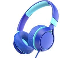 Koptelefoon kinderen met draad - Kinderkoptelefoon - Bedrade hoofdtelefoon - Veilig volume - School - Tablet - Laptop - Reizen - Muziek luisteren