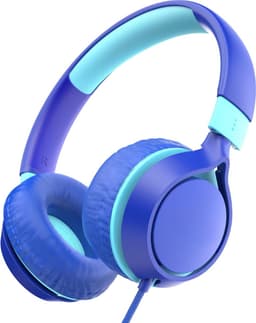 Koptelefoon kinderen met draad - Kinderkoptelefoon - Bedrade hoofdtelefoon - Veilig volume - School - Tablet - Laptop - Reizen - Muziek luisteren — thumbnail 1