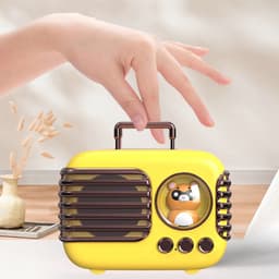 JeiibrZui Bluetooth-luidspreker - Tws Dual Pairing Stereosysteem - Draagbare Mini Speaker Met Microfoon 1 Stuk Geel — thumbnail 5