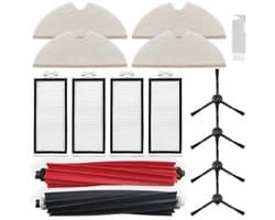 Geschikt voor Roborock Q5Pro/Q5 PRO+/Q8 Max /Q8 Max + Accessoires voor stofzuigers: filter, zijborstels en hoofdborstelset vervangingsonderdeel-15 stuks
