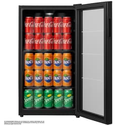 Salora BEVERAGECOOLER93B - Koelkast Tafelmodel - Koelkast - Koelkasten Vrijstaand - 93 l - Glazen deur — thumbnail 7