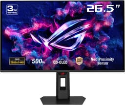 ASUS XG27AQDPG computermonitor 67,3 cm (26,5 inch) 2560 x 1440 pixels Wide Quad HD QD-OLED zwart — thumbnail 1