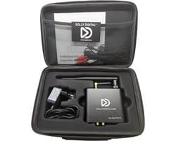 T80Pro Bluetooth | Professionele HiFi Zender Dolly Digital® draadloze koptelefoons voor groepen | Silent Disco | Dolly Digital® | 3 Kanalen