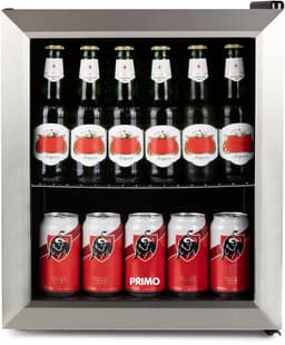 PRIMO PR194BC Drankkoelkast - Minibar - Mini Koelkast - Glazen deur - 46L - C - Zwart — thumbnail 4