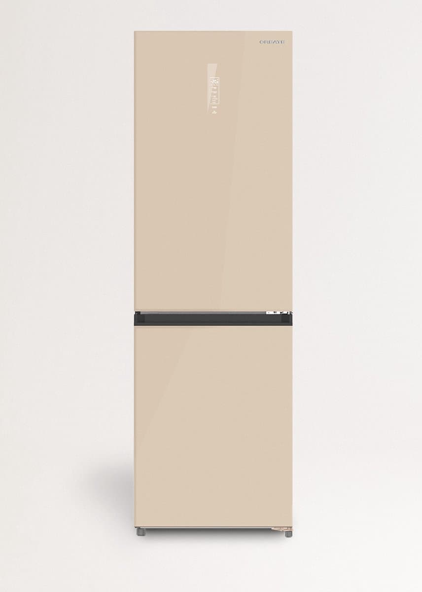 CREATE - 402L combi-koelvriescombinatie met Space Pro en Care+ - Zand- FRIDGE STUDIO COMBI PRO 402 — afbeelding 1