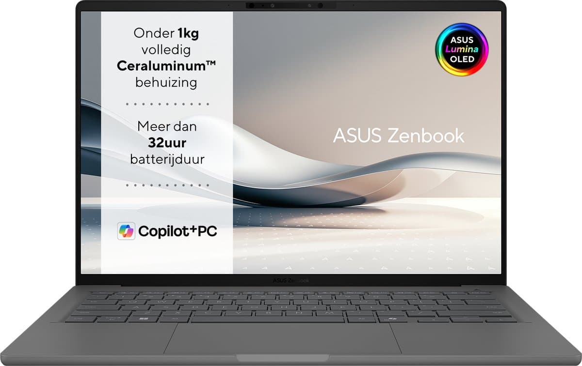 ASUS Zenbook A14 UX3407QA-QD237W - Copilot+ Laptop - 14 inch — afbeelding 1