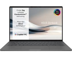ASUS Zenbook A14 UX3407QA-QD237W - Copilot+ Laptop - 14 inch
