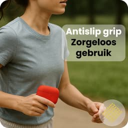 Hoesje Geschikt voor Apple Airpods Pro 3 - Siliconen Hoes met Clip - Silicone Case Cover - Rood — thumbnail 5