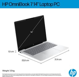 HP OmniBook 7 14-fs0751nd - Laptop - 14 Inch - 1.41 KG - Intel® Core™ 5 processor 210H - 16 GB RAM - 512 GB SSD - Windows 11 Home — thumbnail 5