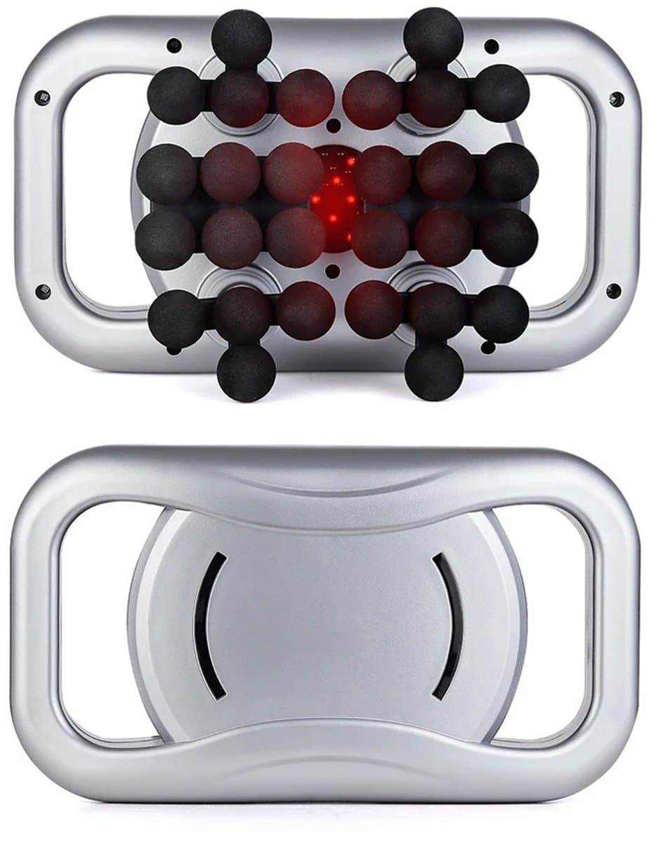 Massagepistool - Massagegun -Spier Ontspanning - infrarood Therapie - 30 Kops - 9 Intensiteitsniveaus - 9 Massage modes - Krachtige Motor 19000 keer/min 35mm Diepe Percussie - Effectief Spiervermoeidheid & Pijn Verlicht Rug, Benen — afbeelding 1