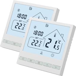 MKSS® Thermostaat voor cv - Draadloos met Wifi - Met App - Wit — thumbnail 1