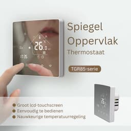 MKSS® Thermostaat voor cv - Draadloos met Wifi - Met App - Zilver — thumbnail 4