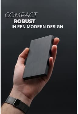 CLVP® Harde Schijf Extern - Draagbare - 1TB Opslag - Zwart — thumbnail 2