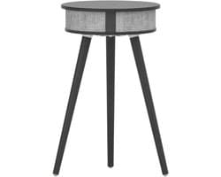 Doppler Barista SoundTable – 3-in-1 Bluetooth Speaker Tafeltje met Wireless Charging & Houten Design – Zwart