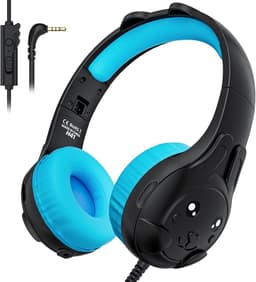 Koptelefoon kinderen met draad - Kinderkoptelefoon - Bedrade hoofdtelefoon - Veilig volume - School - Tablet - Laptop - Reizen - Muziek luisteren — thumbnail 1
