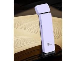 Oplaadbare boekenlamp met 3 kleuren en traploos dimmen - Perfect voor nachtlezen