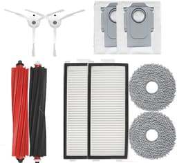 Stofzuigeronderhoudsset - Geschikt voor Roborock V20 Qrevo Master-Slim - Accessoires - veegrobot vervangingsonderdelen - Bevat 2 rolborstels, 2 filters, 2 stofzakken, 2 zijborstels en 2 doeken - 10 stuks — thumbnail 1