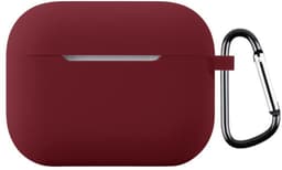 Telestore - hoesje geschikt voor AirPods Pro 3 soft case cover - rood - TPU hoesje Beschermhoes - AirPods Pro 3 Cover - AirPods Pro 3 hoesje - Geschikt voor Apple AirPods Pro 3 - gel hoesje met sleutelhanger — thumbnail 1