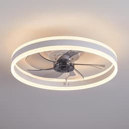 Stille Plafondventilator met Verlichting en Afstandsbediening - Dimbaar en Keuze uit 3 Kleurtemperaturen, 50 cm — thumbnail 5