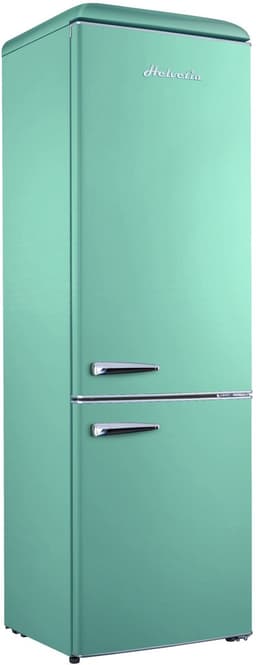 Helvetia Retro Koel-vriescombinatie HRCBGR300PEV1 - Groen - 300L - Led Verlichting - XL - 192cm Hoog — thumbnail 17