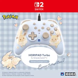 HORI - HORIPAD Turbo Wired Controller voor Nintendo Switch 2 – Eevee Cottage Core - Officieel gelicentieerd door Nintendo en The Pokémon Company International — thumbnail 2