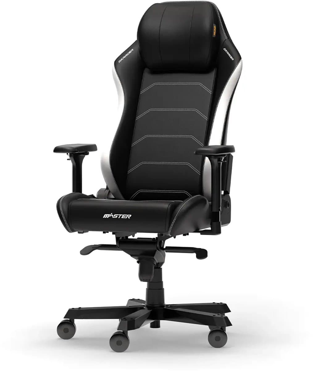 DXRacer Master XL gamestoel zwart/wit — afbeelding 1