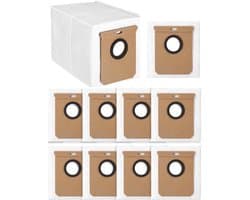 10x Stofzakken geschikt voor Eufy L50 en L60 Robotstofzuiger - Stofzakken - Duurzame - Eenvoudige Installatie – Veilige Sluiting en Lekvrije Opslag