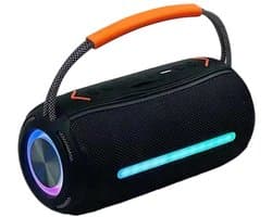 Bluetooth Speaker Draadloos - Draadloze Muziek Box - Met Handvat En Stereo Koppeling Voor Binnen En Buiten Gebruik - 1 Stuk - Voor Feesten Tuinavonden Kampeervakanties Zwart