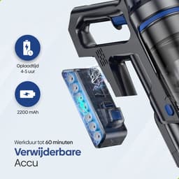 Accu - Batterij - Voor Olvy Steelstofzuiger A10 - 2200 mAh — thumbnail 2