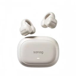 Sanag S3S – Open-Ear Bone Conduction Koptelefoon – Bluetooth 5.3 –Ai headset Sport Oorclip – 56u Lange Batterijduur – Waterdicht – Wit — thumbnail 1