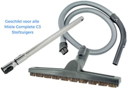 Kleanburg® Geschikt voor Miele Complete C3 - Onderdelen Set – Slang, Telescoopbuis & Parketborstel — thumbnail 1