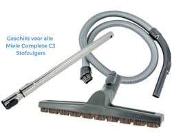 Kleanburg® Miele Complete C3 Onderdelen Set – Slang, Telescoopbuis & Parketborstel