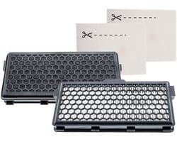 Kleanburg® Filterset voor Miele – 2x Active AirClean Filters + 2x Motorfilters – Vervangt Miele SF-AA50 – Geschikt voor Classic C1, Compact C1 & C2, Complete C2 & C3, Guard S1/L1/M1 en S4000 series