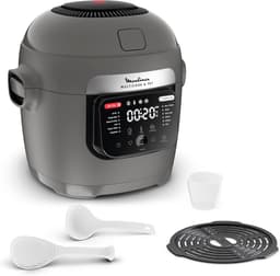 Multikoker en Airfryer: 12 Programma's, 6L Capaciteit, Koken op 2 Niveaus — thumbnail 1